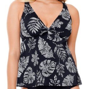 Swim Solutions Underwire Tankini Top
